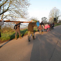 Good Friday Procession to Hooda Hill 2012