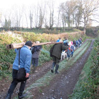 Good Friday Procession to Hooda Hill 2012