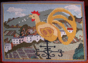 Cockerel kneeler