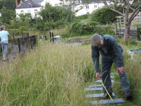 Streamside gardens stepping stones